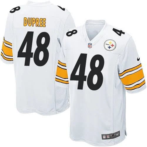 Men Pittsburgh Steelers #48 Bud Dupree Nike White Game NFL Jersey->pittsburgh steelers->NFL Jersey